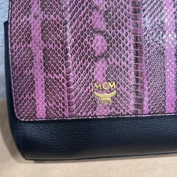 MCM Snakeskin Crossbody Bag - Picture 2 of 10